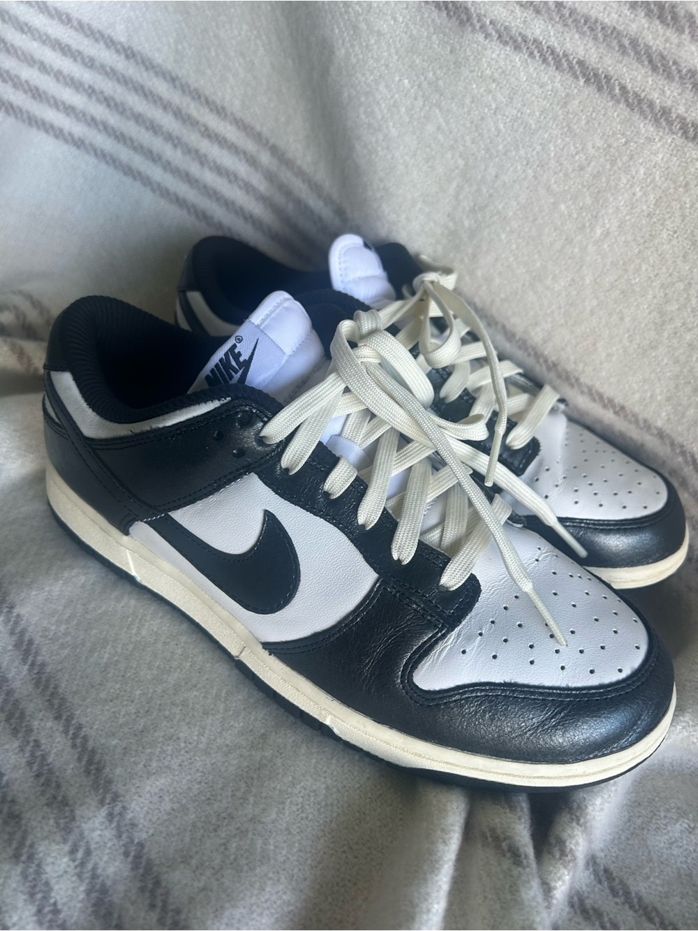 Nike Dunk Vintage Pand Women’s mLow-Top Sneakers in Black and White